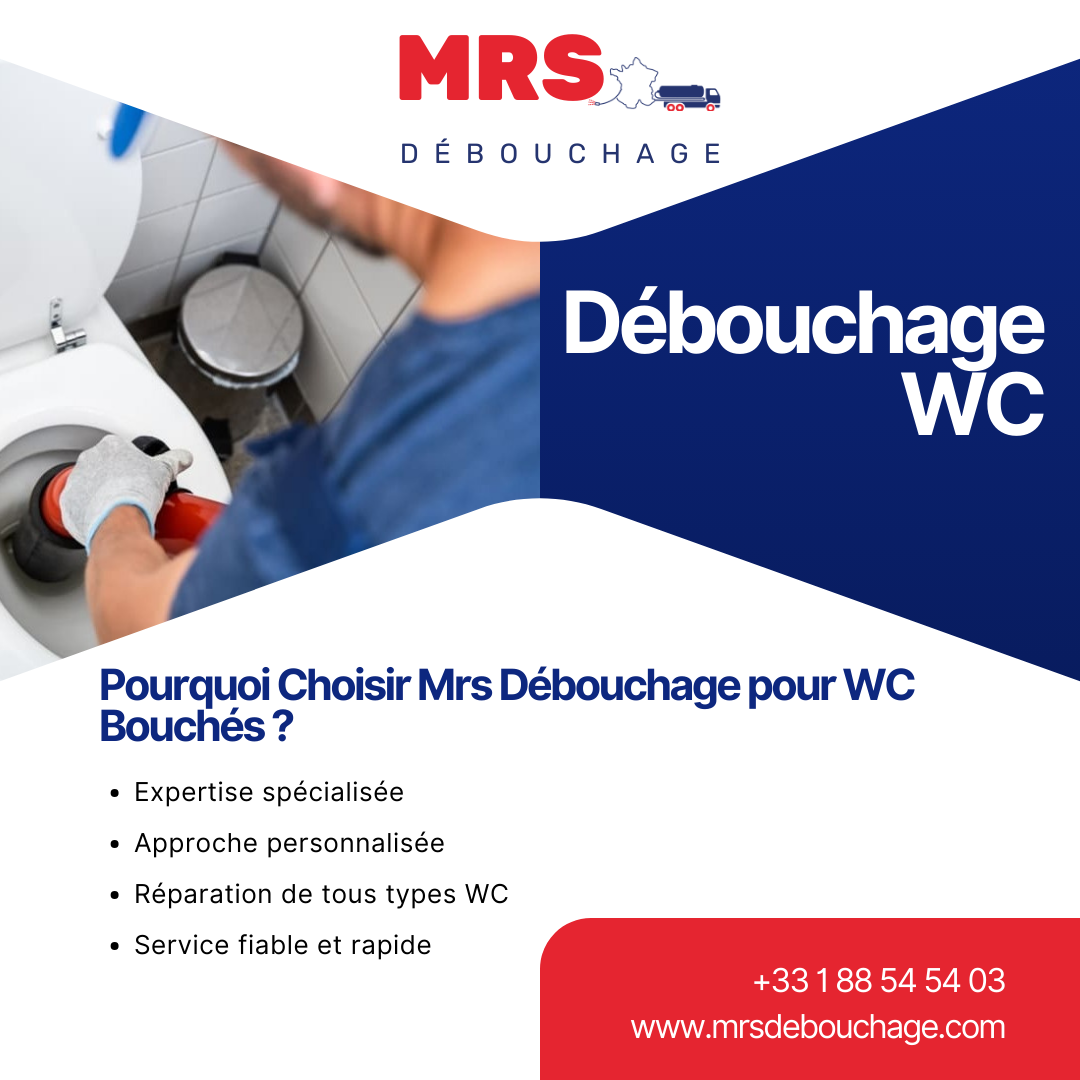 Service de dépannage WC à Paris et en Île-de-France